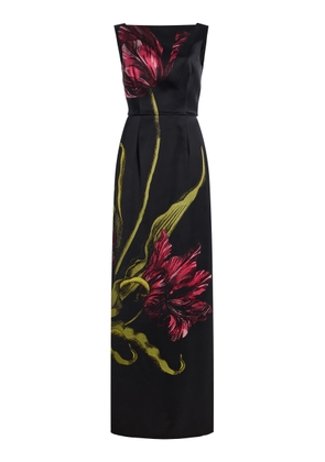 Erdem Floral Satin Gown - Moda Operandi