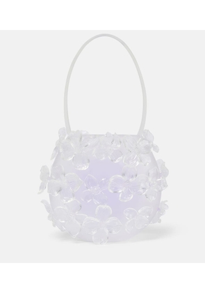 Susan Fang Floral-applique TPU shoulder bag