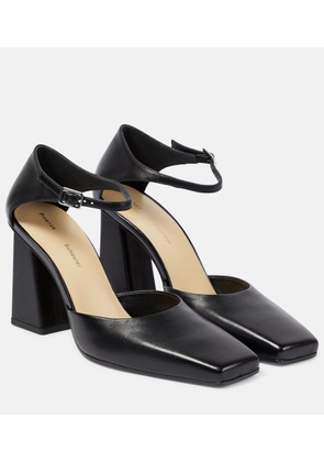 Proenza Schouler Quad leather pumps