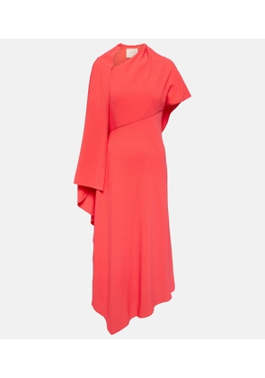 Roksanda Pascale cape-detail crepe maxi dress