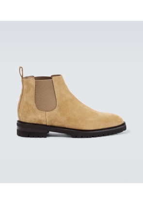 Manolo Blahnik Brompton suede Chelsea boots