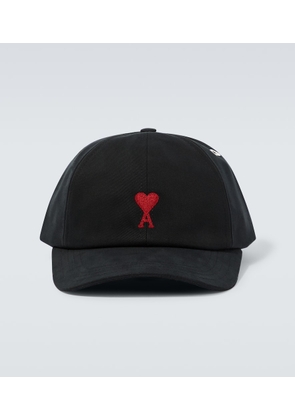 Ami Paris Ami De Cour cotton canvas cap