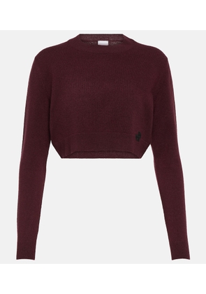 Patou Cropped cashmere wool sweater