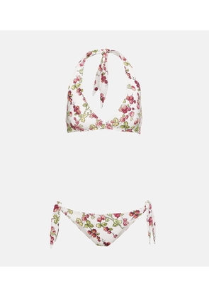 Etro Floral halterneck bikini