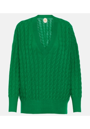 Jardin des Orangers Cable-knit cashmere sweater