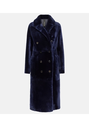 Blancha Double-breasted shearling coat