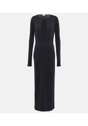 Magda Butrym Cutout silk maxi dress