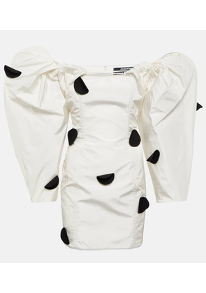 Jacquemus La Robe Taffetas polka-dot minidress