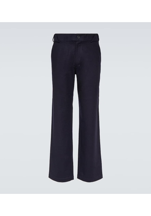 GR10K Straight leg wool-blend pants