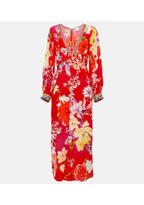 Camilla Embellished silk maxi dress