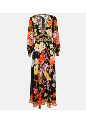 Camilla Embellished silk maxi dress