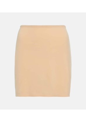 Norma Kamali High-rise miniskirt