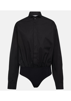 Alaia Cotton poplin bodysuit