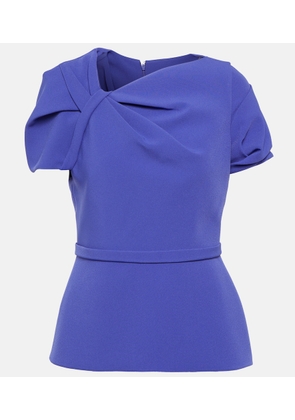 Safiyaa Cassiopeia crepe top