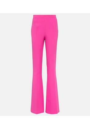 Safiyaa Alexa high-rise flared crepe pants