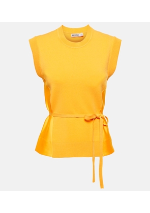 Simkhai Rosalia belted top