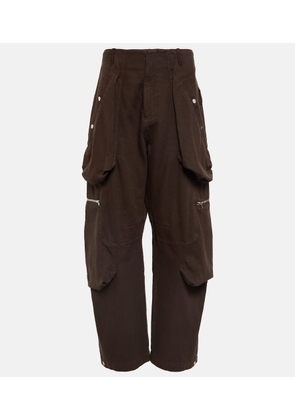 Jacquemus Le Cargo Croissant cotton cargo pants