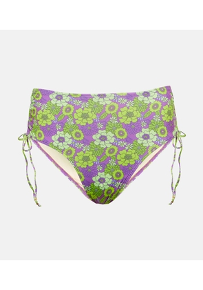 Bananhot Liz high-rise floral bikini bottoms