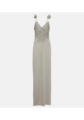 Magda Butrym Gathered jersey maxi dress