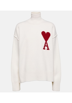 Ami Paris Ami de Cour wool turtleneck sweater