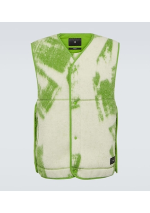 Y-3 Wool-bend fleece vest
