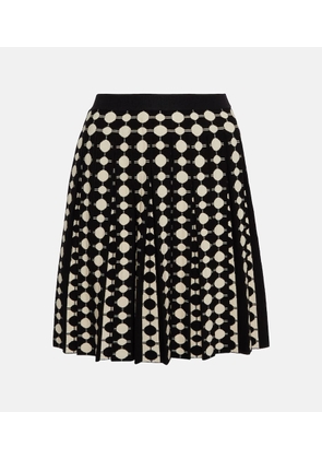 Tory Burch Polka-dot jacquard miniskirt
