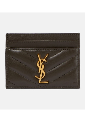 Saint Laurent Cassandre matelasse leather card holder