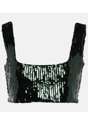 Galvan Beating Heart sequin top