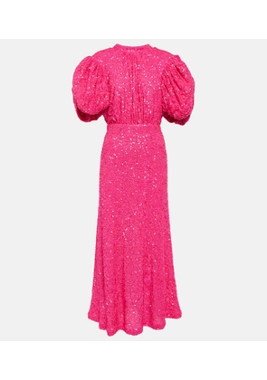 Rotate Sequined maxi dress