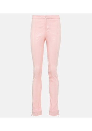 Rotate Sequin-embellished slim pants
