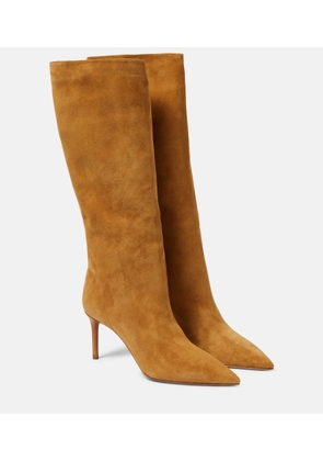 Aquazzura Matignon suede knee-high boots