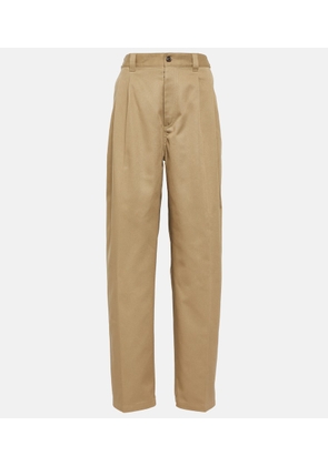 Maison Margiela High-rise wide-leg pants