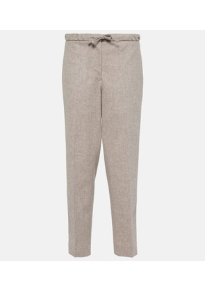 Jil Sander Wool cropped straight pants