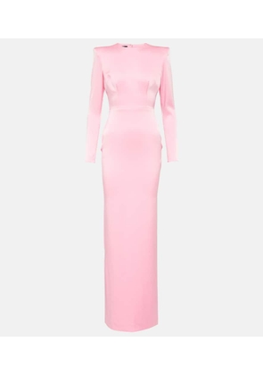 Alex Perry Daley cutout satin crepe maxi dress
