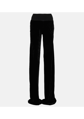 Rick Owens Wide-leg velvet pants