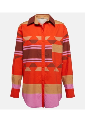 Johanna Ortiz Ruched cotton shirt