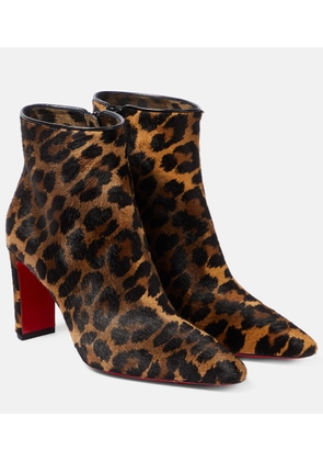 Christian Louboutin Suprabooty 85 leopard-print ankle boots