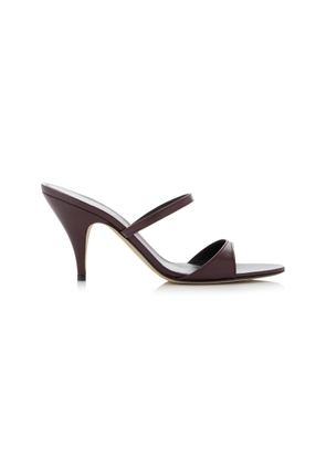 The Row Vika Leather Sandals - Moda Operandi
