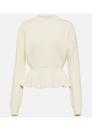 Chloe Peplum wool sweater