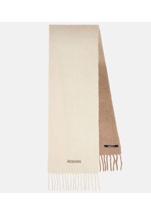 Jacquemus L'echarpe Moisson alpaca-blend scarf