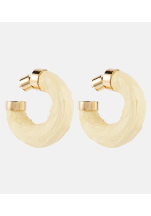 Jacquemus Trompe-lâoeil hoop earrings