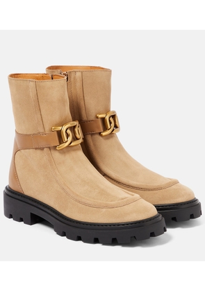 Tod's Kate suede ankle boots