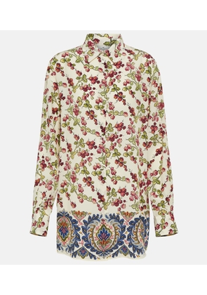 Etro Printed silk shirt