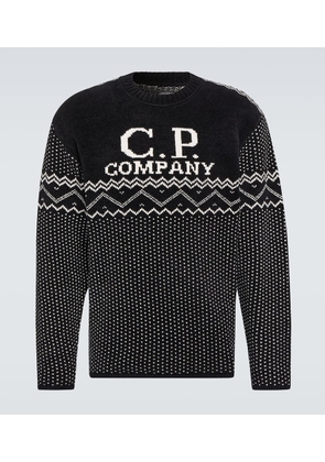 C.P. Company Chenille cotton jacquard sweater