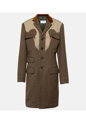 Maison Margiela Single-breasted wool coat