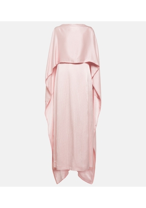 Gabriela Hearst Caped silk satin gown