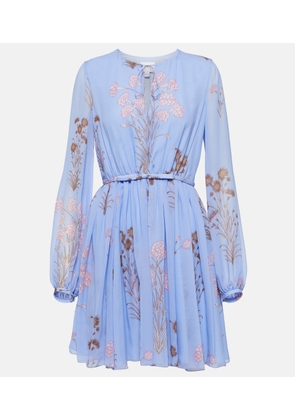 Giambattista Valli Floral silk gerogette minidress