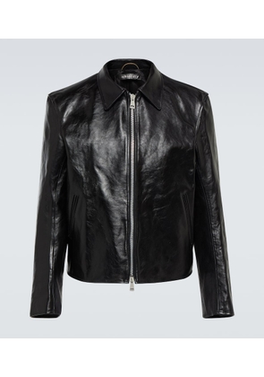 Our Legacy Mini leather blouson jacket