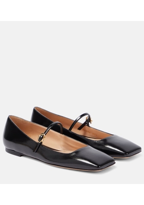 Gianvito Rossi Christina patent leather ballet flats