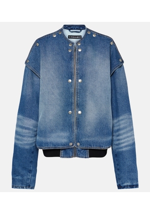 Y/Project Snap Off denim bomber jacket